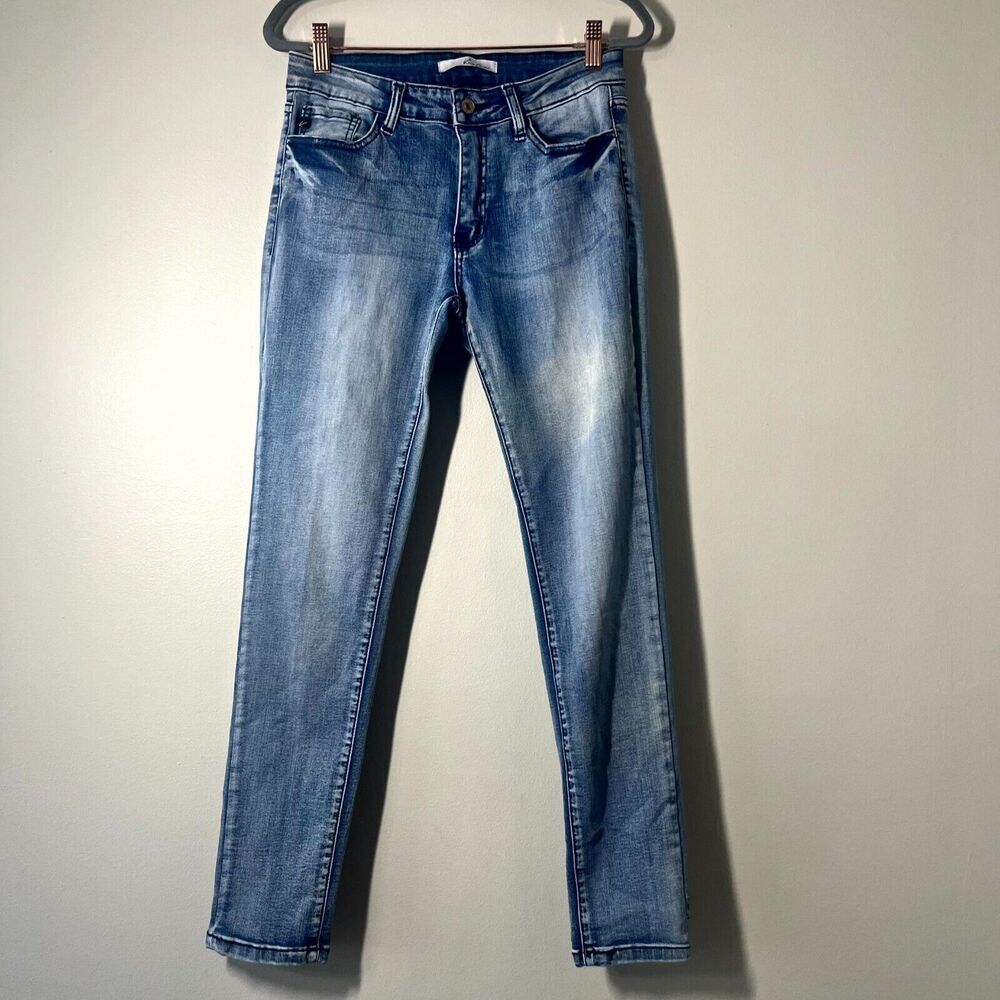 Kancan Mid-Rise Skinny Stretch Blue Denim Jeans KC11214HRL Size W9 28x28.5
